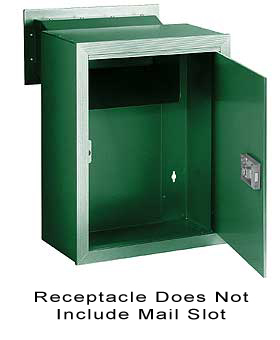 Receptacle<BR>Green Finish